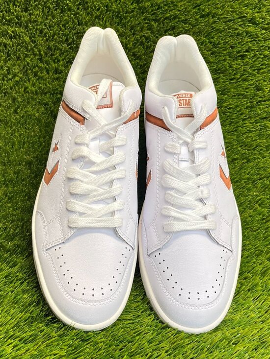 Converse Weapon Low White Nutshell Brown Mens Size 13 Athletic Shoes Sneakers - Picture 5 of 9